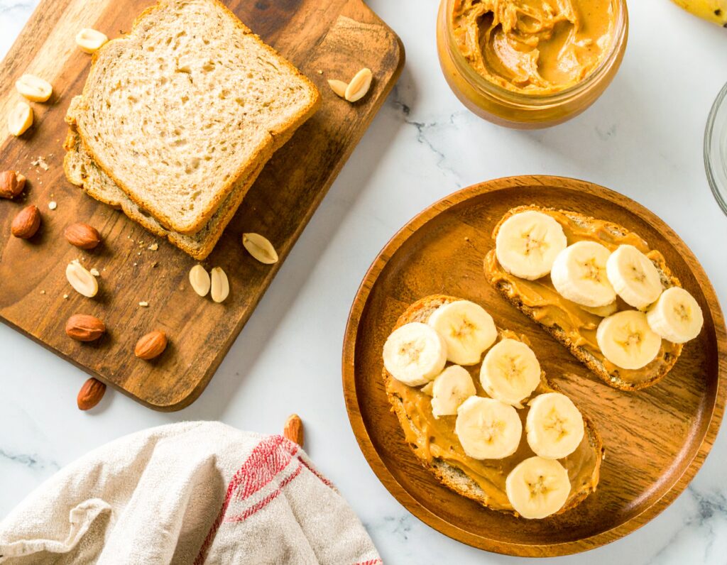 Peanut Butter Banana Protein Sandwich